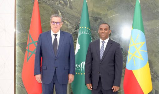 Arrivée de Akhannouch à Addis-Abeba pour représenter SM le Roi au 39e Sommet de l’UA