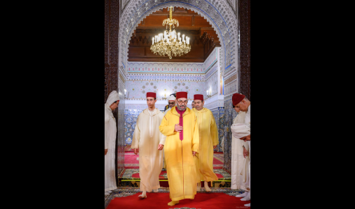 SM le Roi, Amir Al-Mouminine, préside au Palais Royal de Rabat une veillée religieuse en commémoration de Laylat Al-Qadr bénie