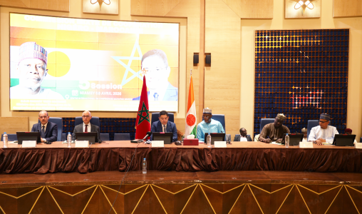 Sur Hautes Instructions de SM le Roi Mohammed VI, M. Nasser Bourita préside les travaux de la 5e Commission mixte Maroc-Niger