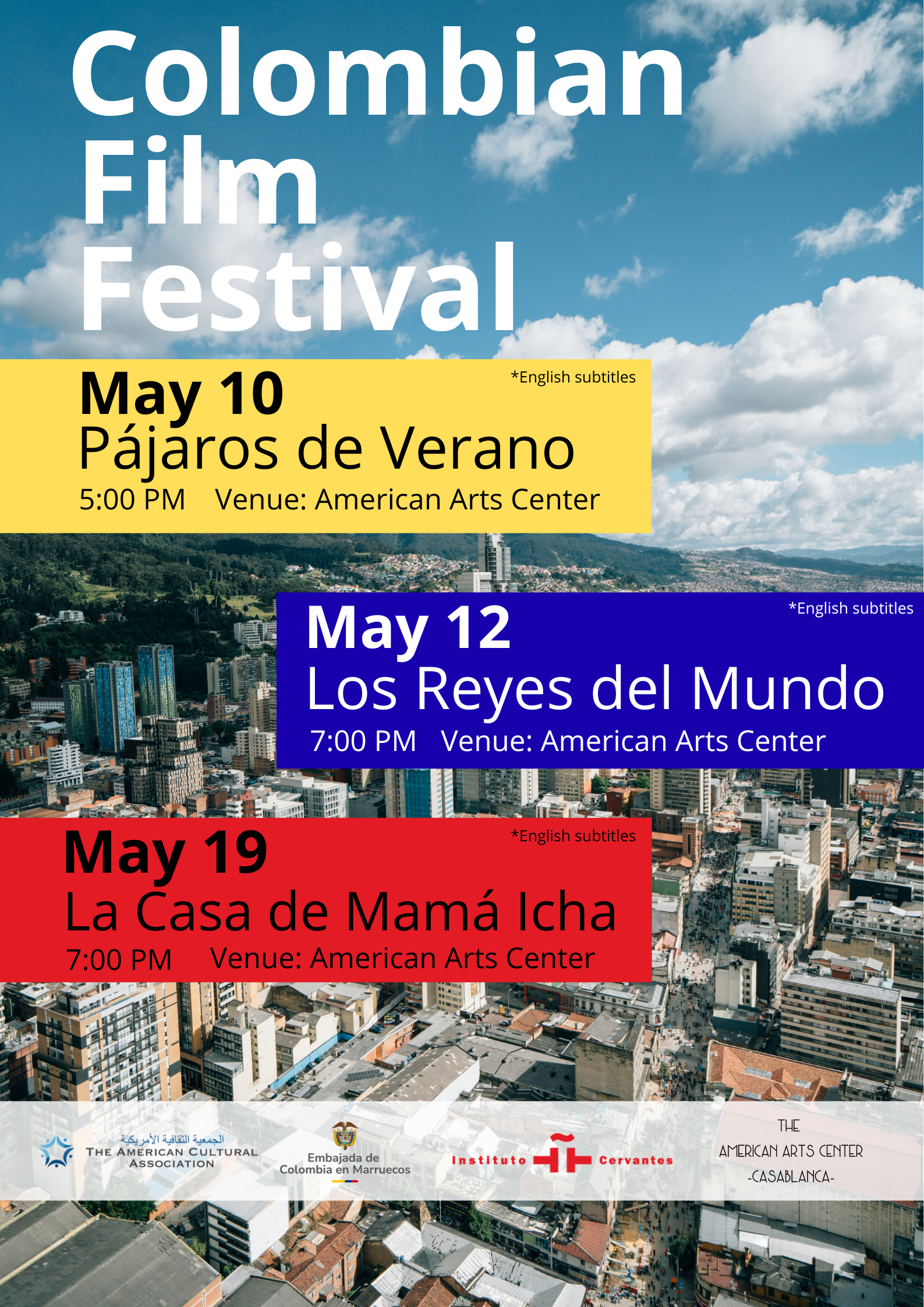 CYCLE DE CINÉMA  SELECTION DE FILMS COLOMBIENS