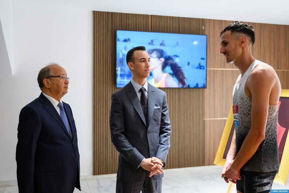 SAR le Prince Héritier Moulay El Hassan préside à Rabat la 17e édition du Meeting International Mohammed VI d’Athlétisme, troisième étape du circuit de la “Diamond League
