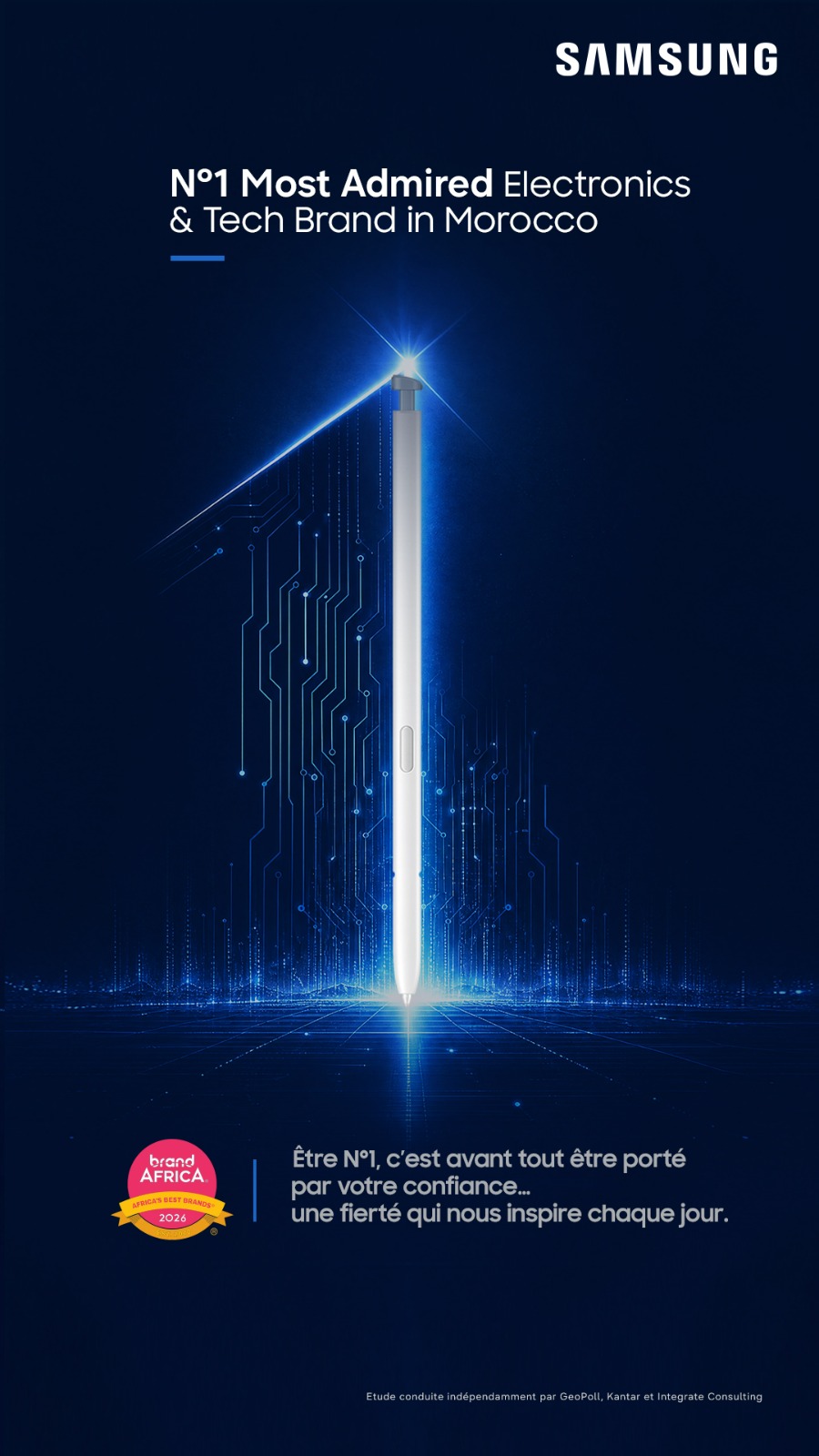 Samsung élue marque électronique la plus admirée au Maroc