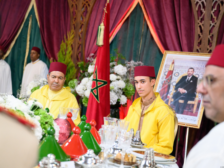 Glorieuse Fête du Trône : Déjeuner offert par le Chef du gouvernement en présence de SAR le Prince Héritier Moulay El Hassan et de SAR le Prince Moulay Rachid