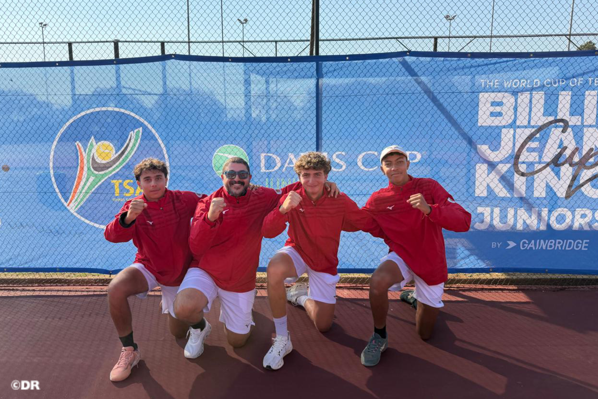 Championnats d’Afrique de tennis U16 par équipes : le Maroc champion d’Afrique et qualifié pour les Championnats du monde