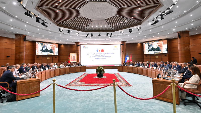 Ouverture à Rabat de la 15e Réunion de Haut niveau Maroc-France