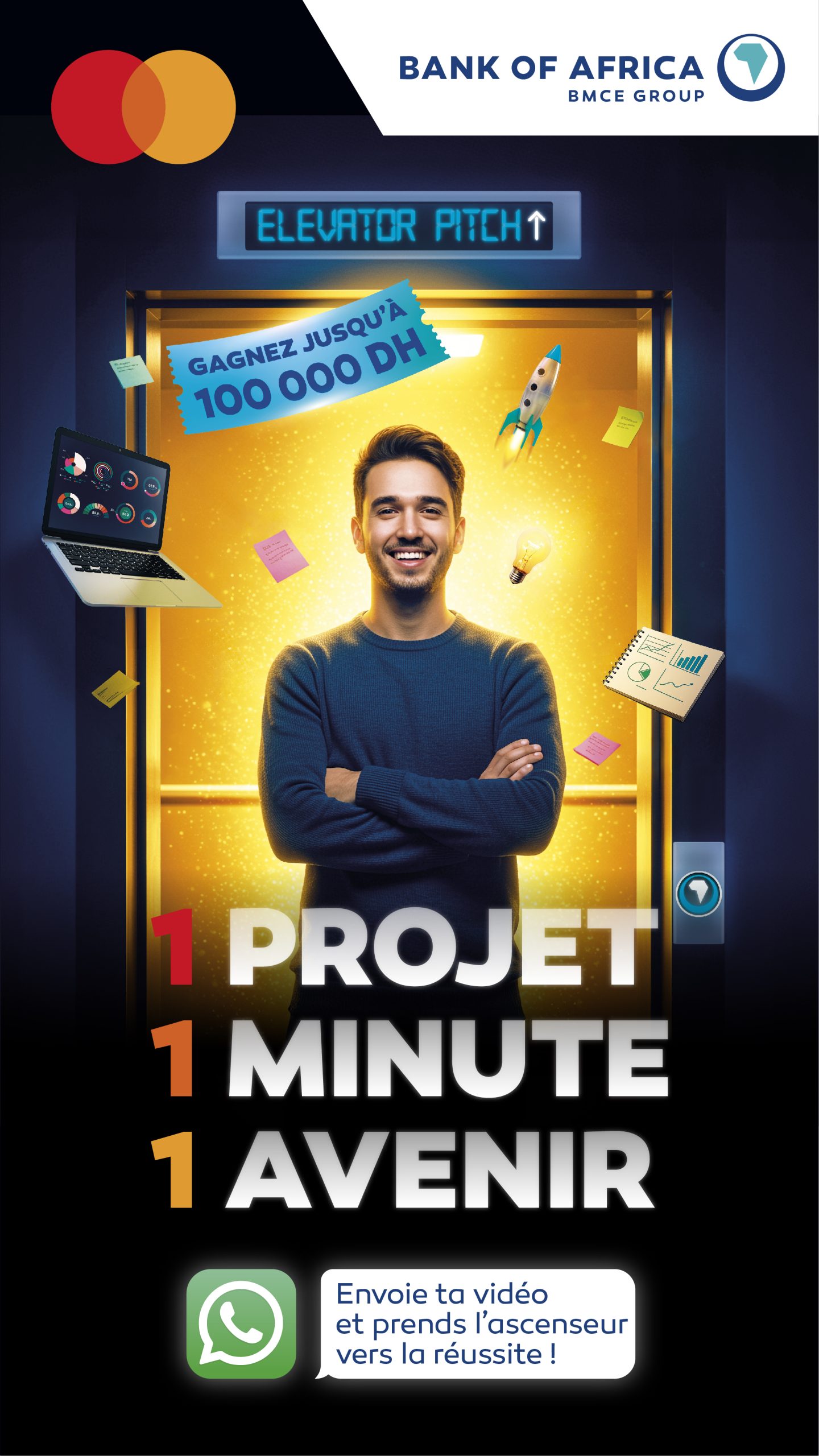 1 minute, 1 pitch, 1 avenir ! BANK OF AFRICA et Mastercard révèlent les talents entrepreneuriaux