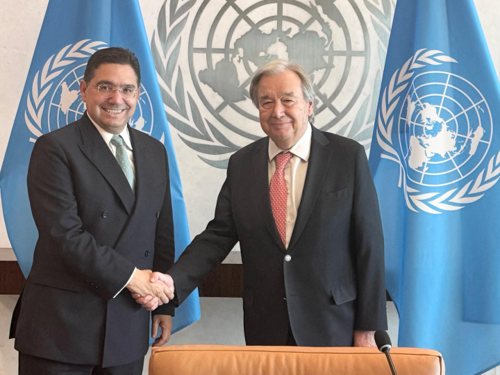 Bourita s’entretient à New York avec le Secrétaire général des Nations Unies