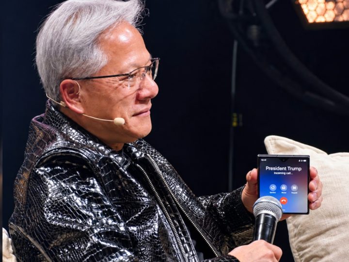 Le patron de NVIDIA aperçu avec le Galaxy Z Fold8 de Samsung