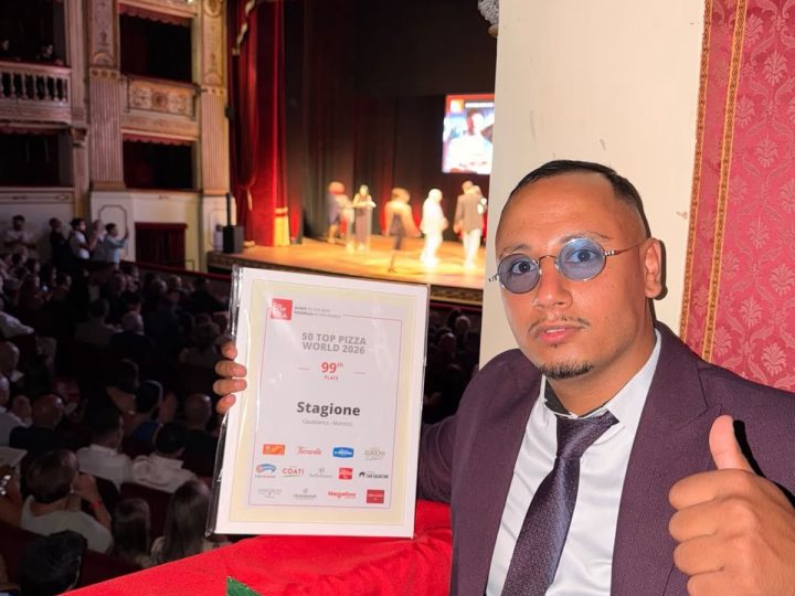 Le champion du monde Ayoub Ayach, directeur du restaurant marocain « Stagione », décroche le premier prix africain de la pizza et intègre le Top 100 mondial des meilleurs restaurants de pizza