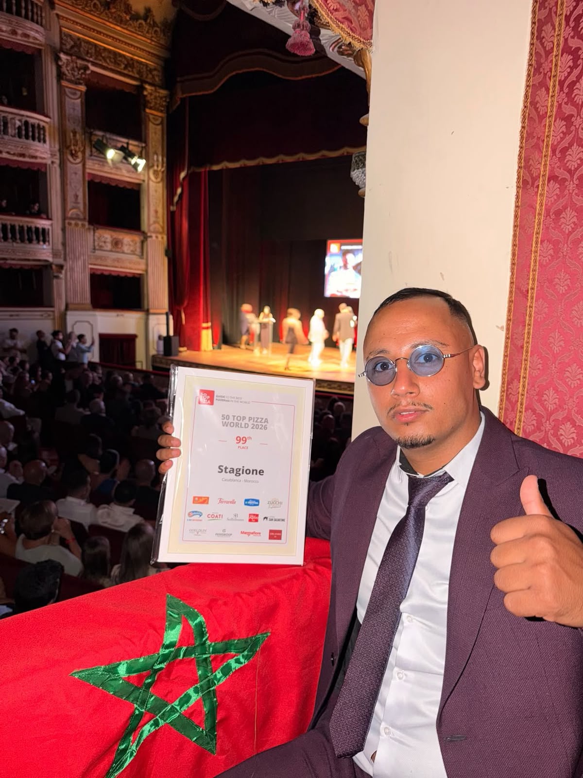 Le champion du monde Ayoub Ayach, directeur du restaurant marocain « Stagione », décroche le premier prix africain de la pizza et intègre le Top 100 mondial des meilleurs restaurants de pizza