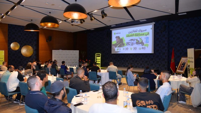 inDrive récompense ses chauffeurs au Maroc avec une voiture, 10 motos et plus de 100 lots