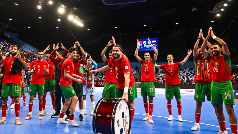CAN de futsal : Le Maroc écarte l’Égypte et rejoint l’Angola en finale